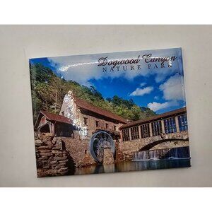 Dogwood Canyon Nature Park Scenic Magnet With Rustic‎ Watermill Design Ideal For